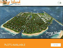 Tablet Screenshot of orangeislandng.com